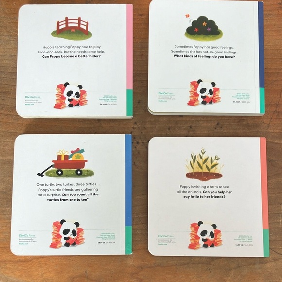 Books: Kiwi Kids BoardBook Set of 4 - Multicolor - Picture 2 of 5